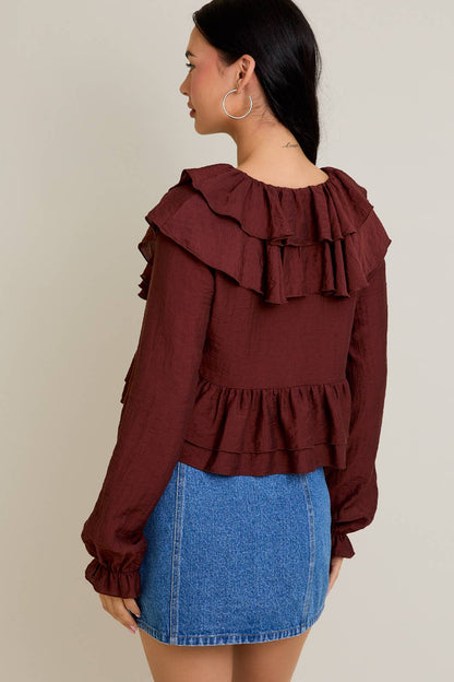 Vienna Ruffle Blouse