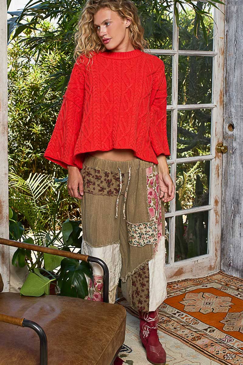 Sadie Cable Knit Short Sleeve