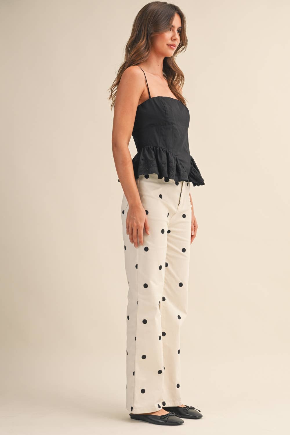 Stacie Polka Dot Jeans
