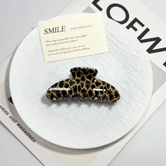 Classic Leopard Print Hair Claw