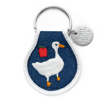 Embroidered Patch Keychain