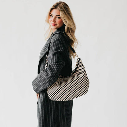 Sienna Slouchy Woven Shoulder Bag | PRETTY SIMPLE