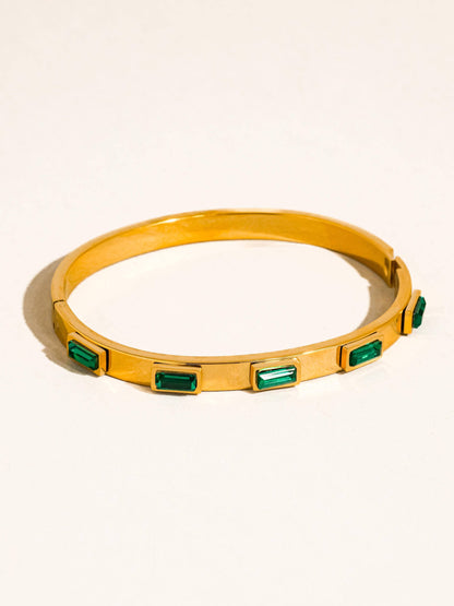 Tanith Baguette Bangle | Waterproof Jewelry