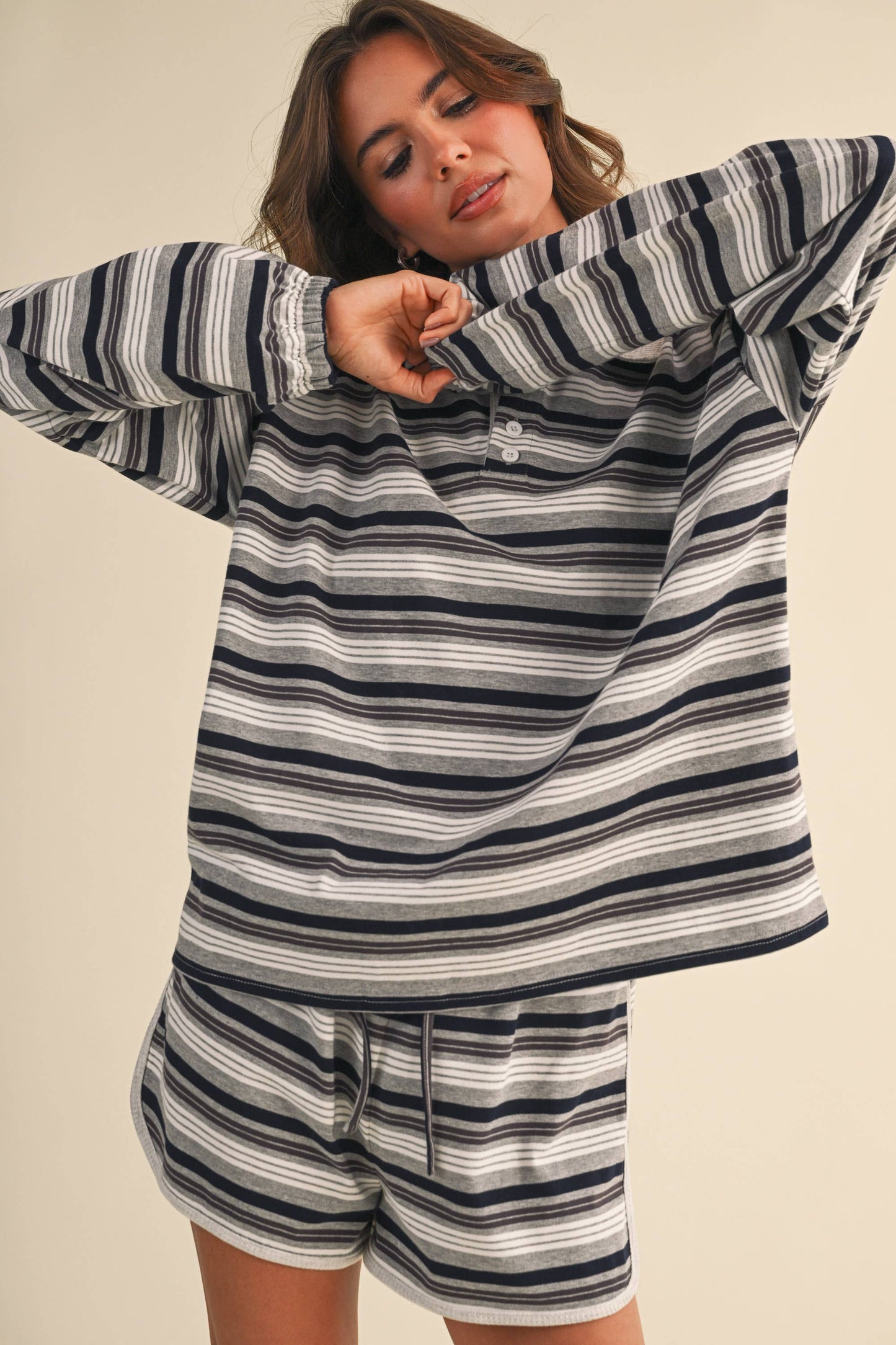 Allie Rugby Stripe Set