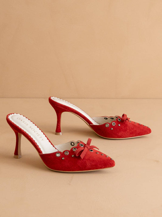 The Meridian Red | Kitten Heel