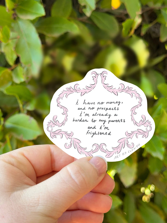 Pride and Prejudice Sticker