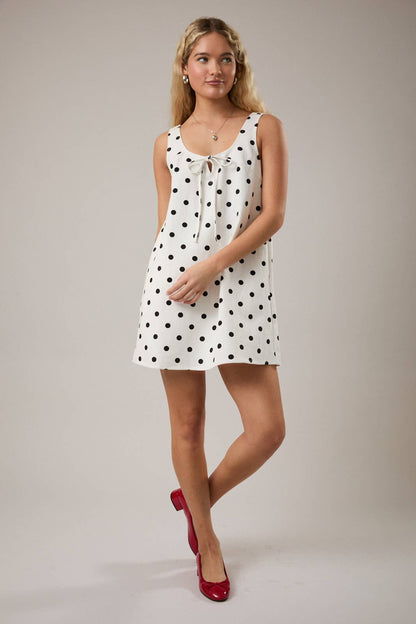 Faye Polka Dot Mini Dress