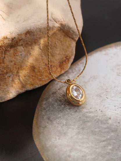 Cornelia Gemstone Necklace | Waterproof Jewelry