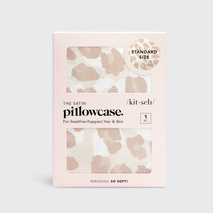 Leopard Satin Pillowcase | KITSCH