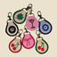 Retro Embroidered Key Tag