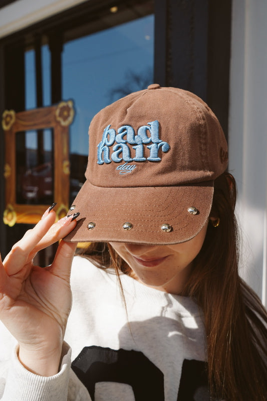 Bad Hair Day Studded Cap | KAXI