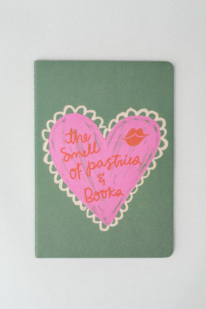 Pastries and Books Rough Draft Notebook Set