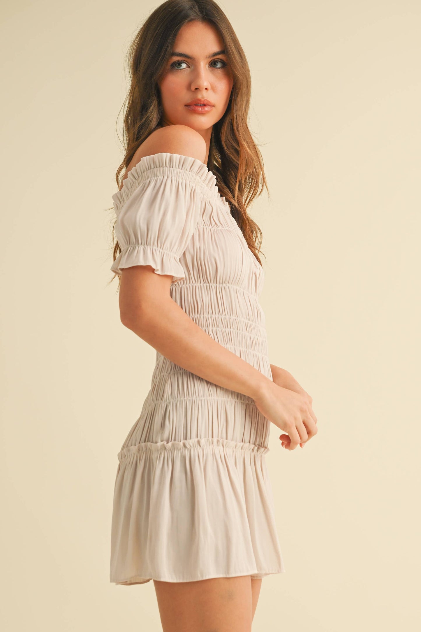 Ida Smocked Mini Dress