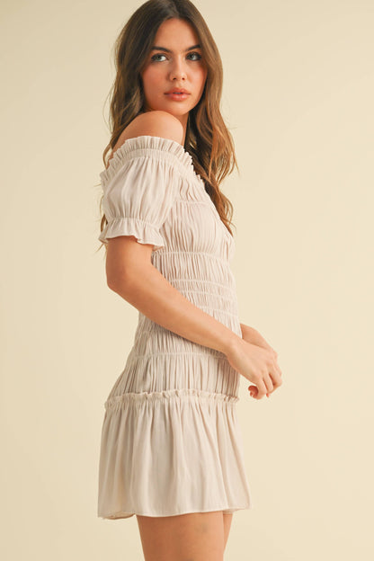 Ida Smocked Mini Dress