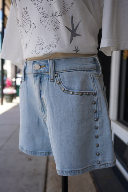 Hailey Studded Denim Short