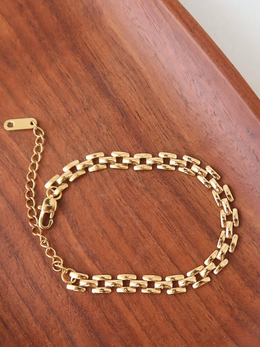 Forte Flat Chain Bracelet | Waterproof Jewelry