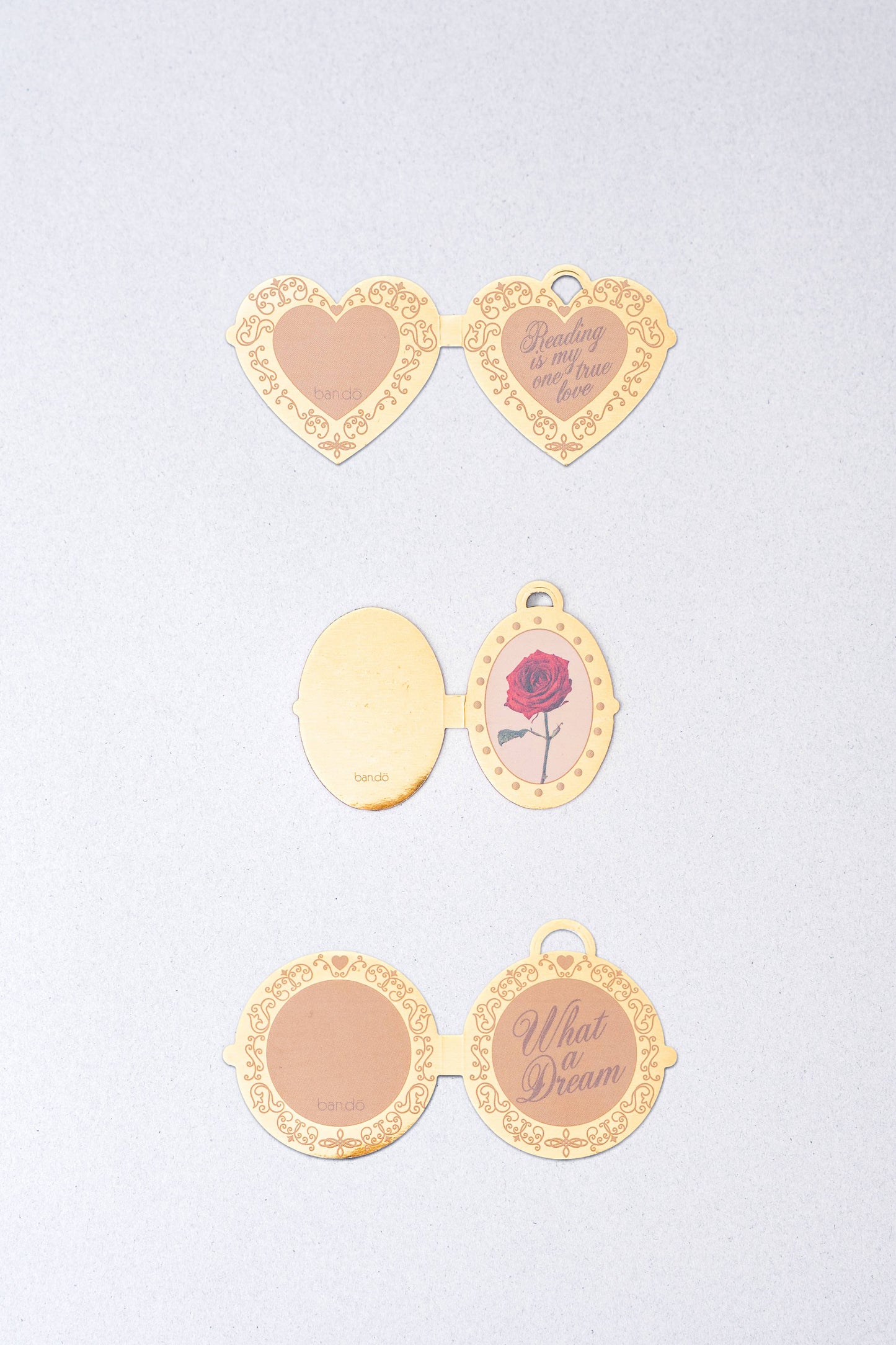 Locket Magnetic Bookmark | Set of 3