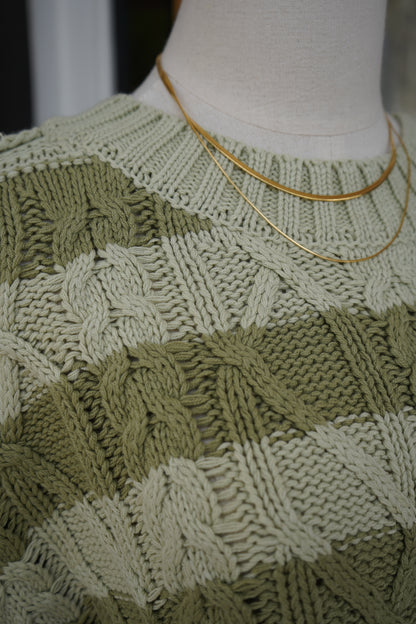 Lennie Stripe Short Sleeve Sweater