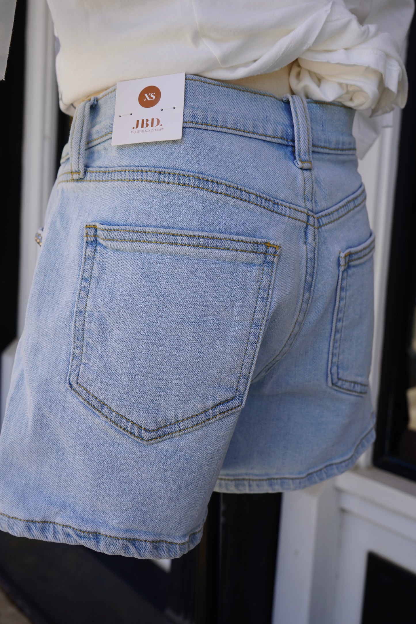 Hailey Studded Denim Short