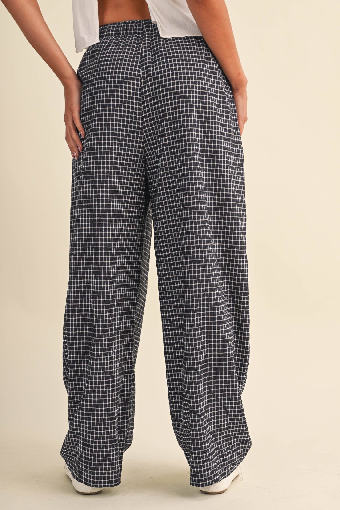 Lauren Checkered Baggy Pants