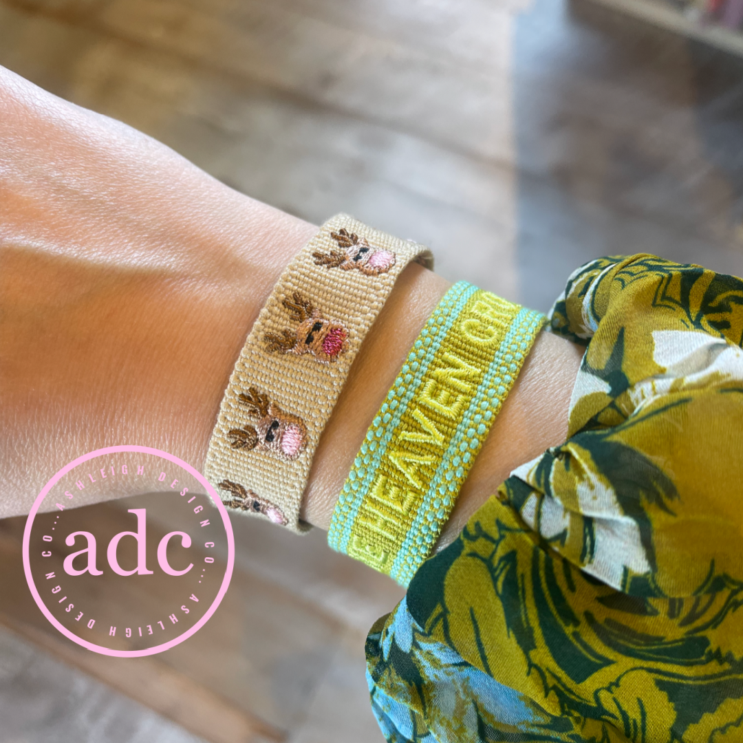 MAKE HEAVEN CROWDED | Canvas Bracelet