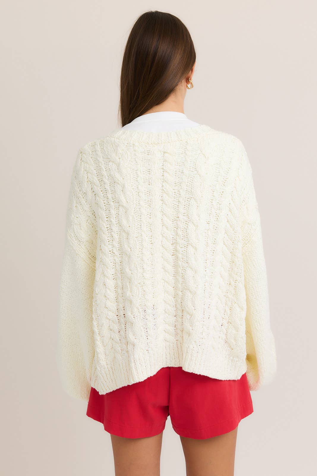Avery Front Tie Cardi