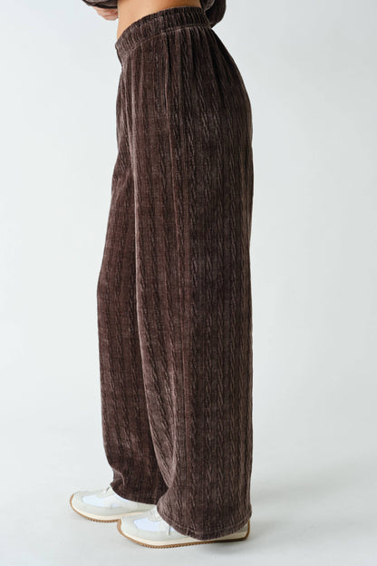 Tay Groove-Track Textured Lounge Pants