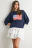 American Flag Sweater