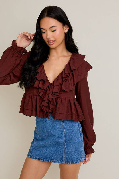 Vienna Ruffle Blouse