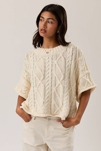Bonnie Short Sleeve Sweater