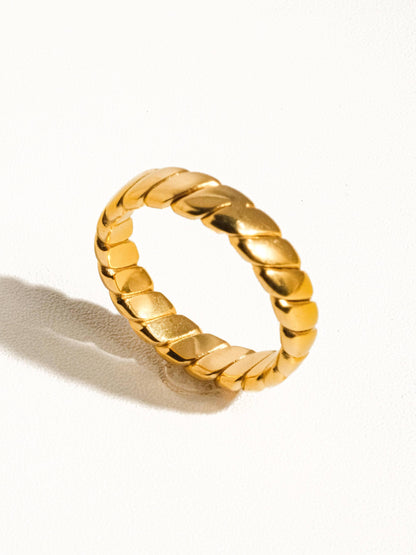 Pierre Braided Stack Ring | Waterproof Jewelry