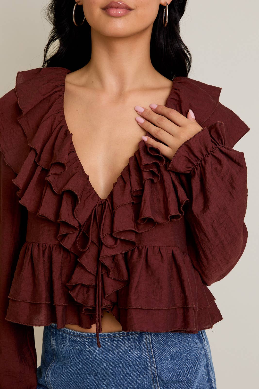 Vienna Ruffle Blouse