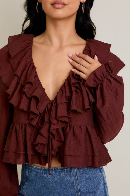 Vienna Ruffle Blouse