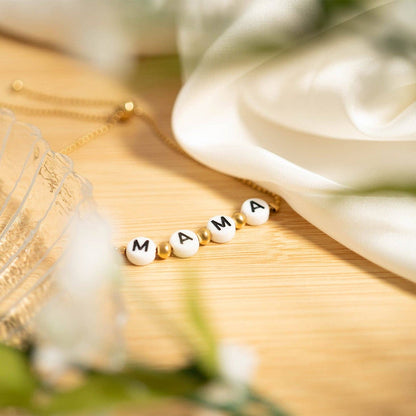 Mama Beaded Bracelet | Waterproof Jewelry