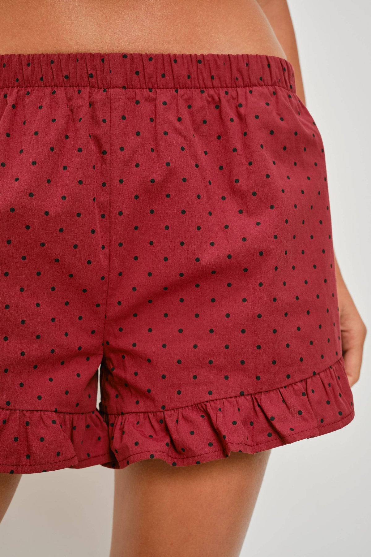 Rohan Frill Polka Dot Shorts