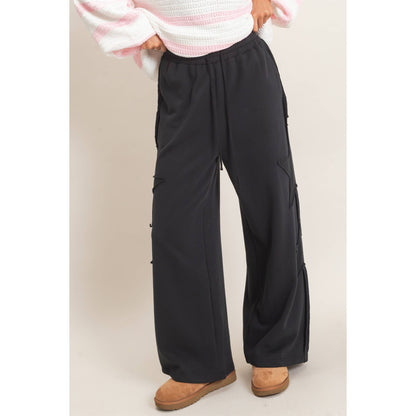 Lilly French Terry Star Patch Sweatpants