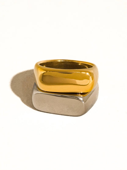 Glayce Classic Signet Ring | Waterproof Jewelry