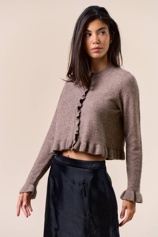 Goldie Ruffle Cardigan