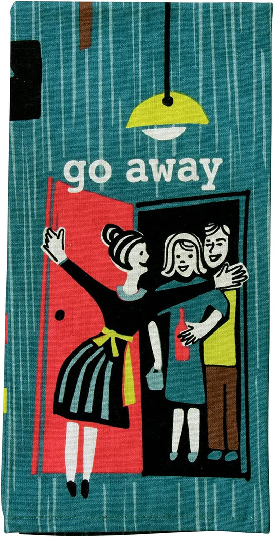 Go Away Dish Towel