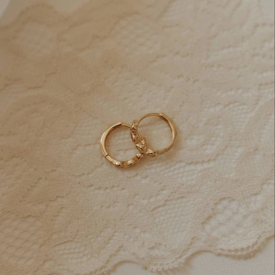 May Raindrop Hoops | Waterproof Jewelry