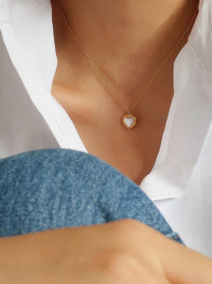 Josie Vintage Heart Necklace | Waterproof Jewelry