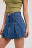 Lucy Pleated Denim Skort