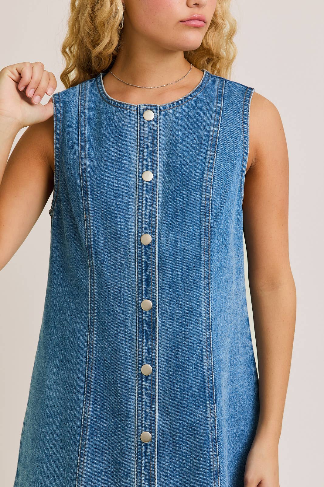 Summer Denim Mini Dress