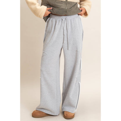 Lilly French Terry Star Patch Sweatpants