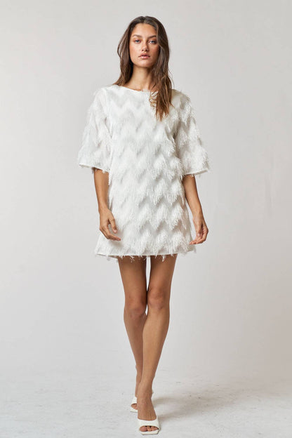 Wren Fringe Mini Dress