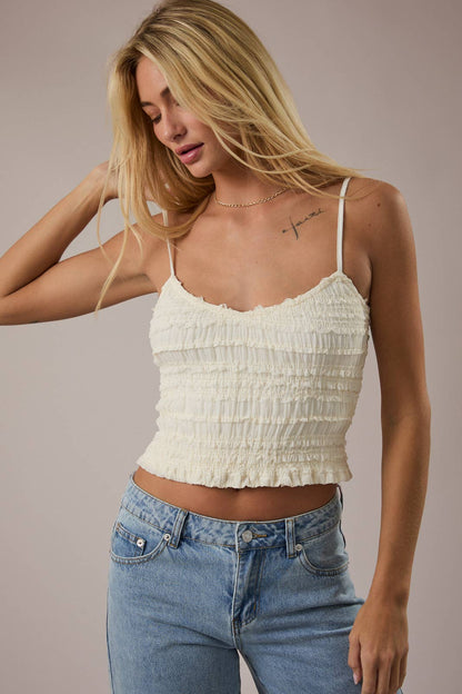Sabrina Ruffle Cami