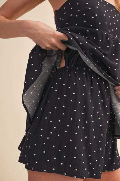 Iris Polka Dot Romper