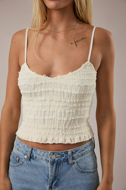 Sabrina Ruffle Cami