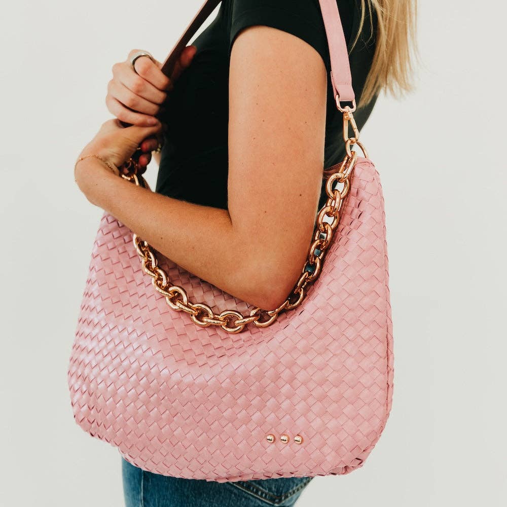 Sienna Slouchy Woven Shoulder Bag | PRETTY SIMPLE