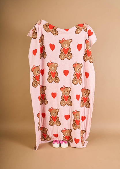 Teddy Bear Hugs | Cozy Dreams Luxe Blanket